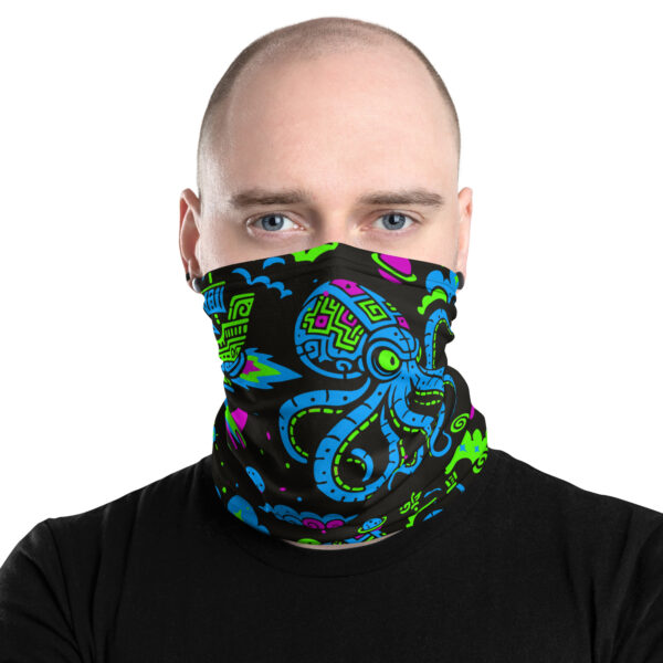 Sky Kraken All-Over Neck Gaiter – Burning Ship Camp Edition - Image 3