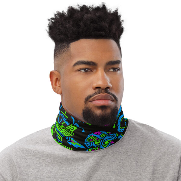 Sky Kraken All-Over Neck Gaiter – Burning Ship Camp Edition - Image 6