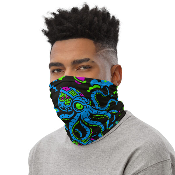 Sky Kraken All-Over Neck Gaiter – Burning Ship Camp Edition - Image 4
