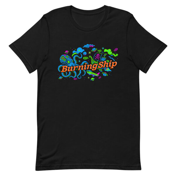 Sky Kraken vs. the High Seas – Burning Ship Camp Tee