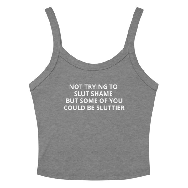 Slut Shame Women’s micro-rib tank top - Image 5