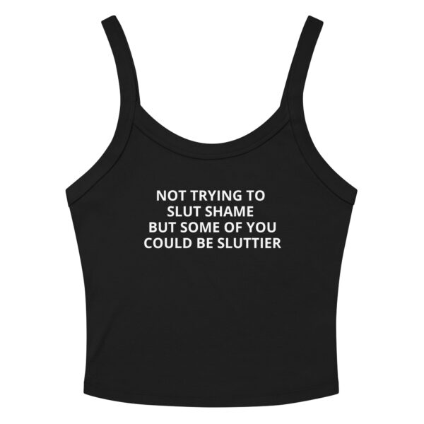 Slut Shame Women’s micro-rib tank top