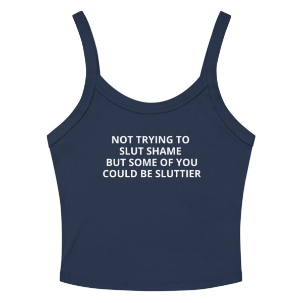 Slut Shame Women’s micro-rib tank top - Image 3