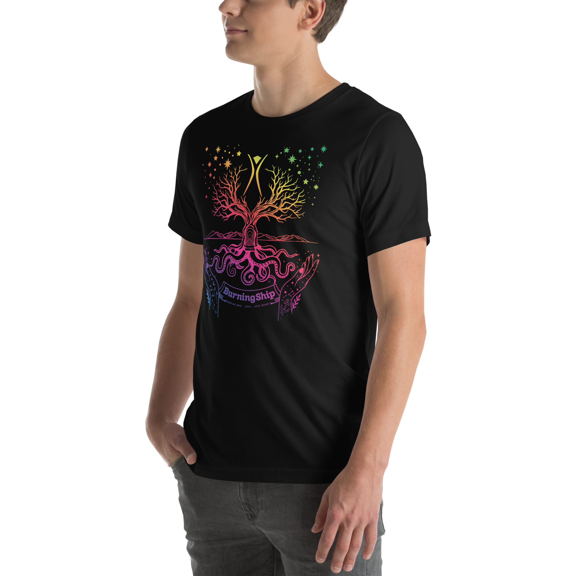 Axis Mundi 2026 Rainbow - Unisex t-shirt - Image 4