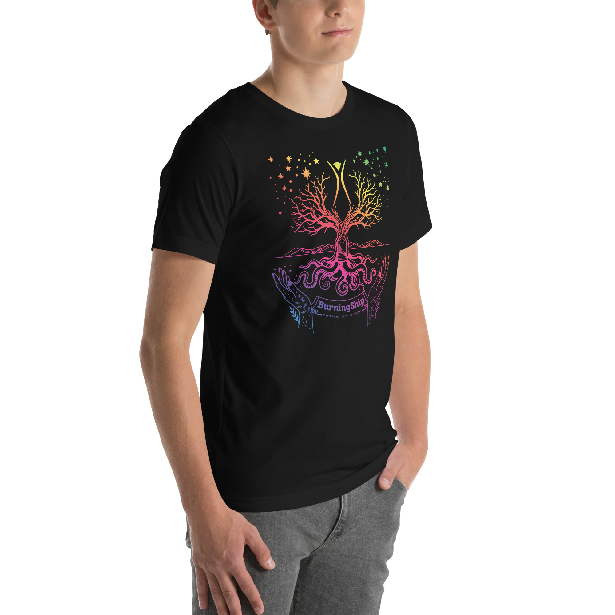 Axis Mundi 2026 Rainbow - Unisex t-shirt - Image 6