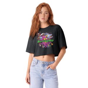 Kraken Seductress - Burning Ship Camp Women’s Cropped Tee